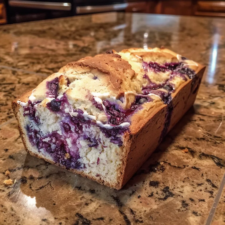 Blueberry Cream Cheese Bread: Quick Loaf for Cookin’