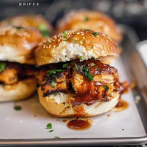 BBQ Chicken Sliders