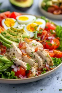 Delicious protein-packed carnivore chicken salad with fresh ingredients.