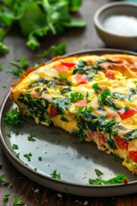 Delicious homemade frittata recipe with fresh ingredients