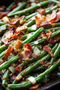 Delicious crack green beans recipe with fresh ingredients and rich flavors